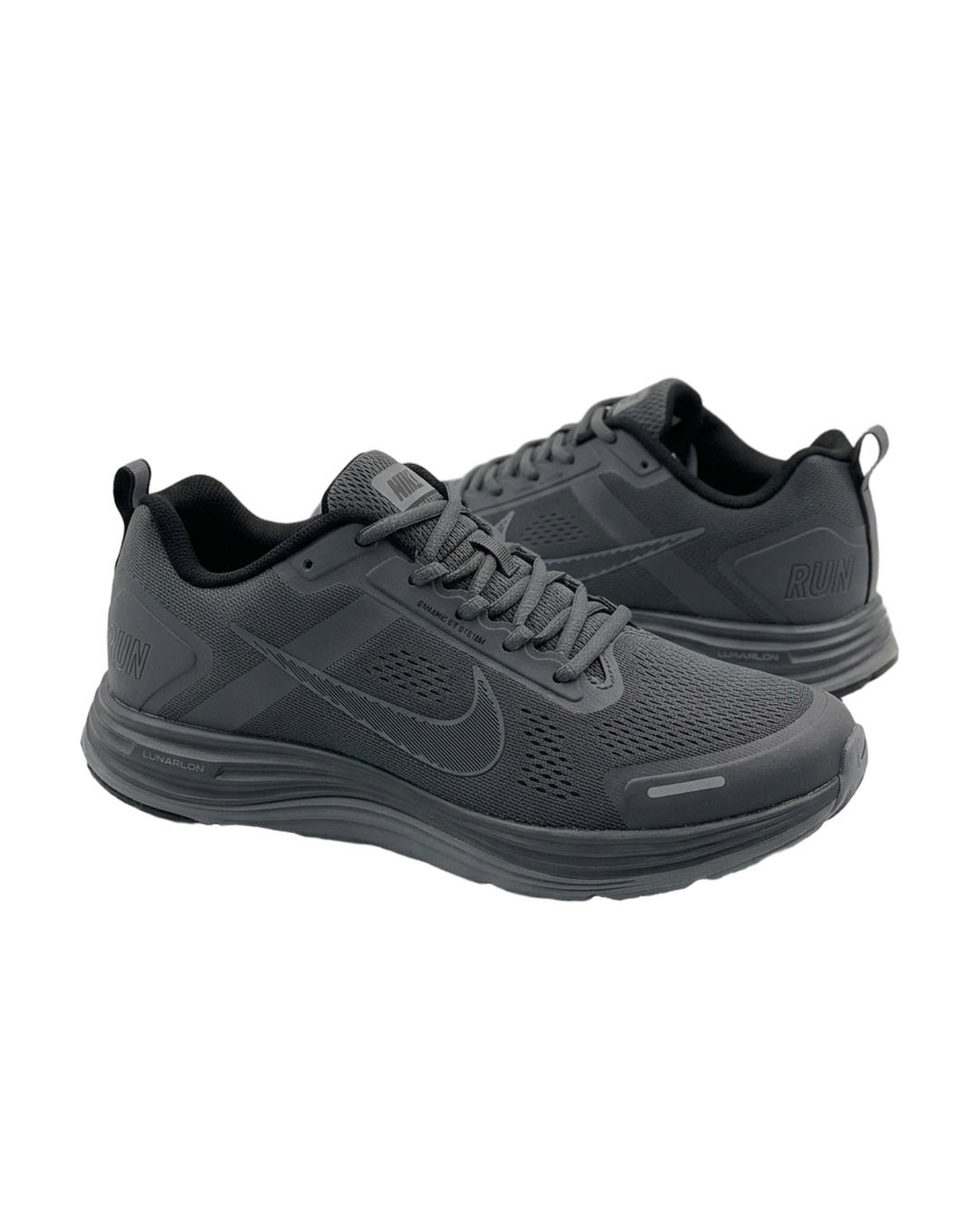 Nike Lunarlon Stealth Charcoal Grey Runners